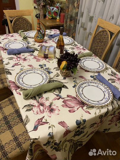 Скатерть из дака с водоотталкивающей пропиткой