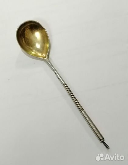 Ложка черепашка. Серебро 84 проба