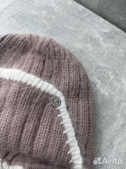 Женский комплект шапка + хомут