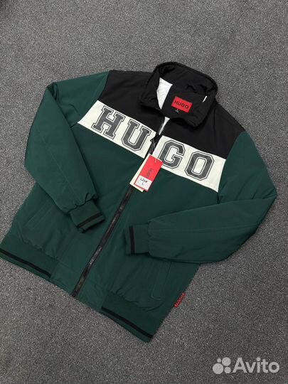 Мужская куртка бомбер hugo, lux