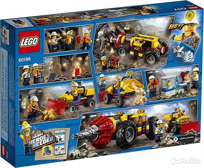 Lego City Тяжелая Буровая Установка Для Добычи Пол