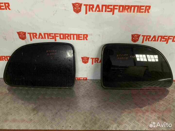 Стекло заднее боковое правое Ниссан Марч K11