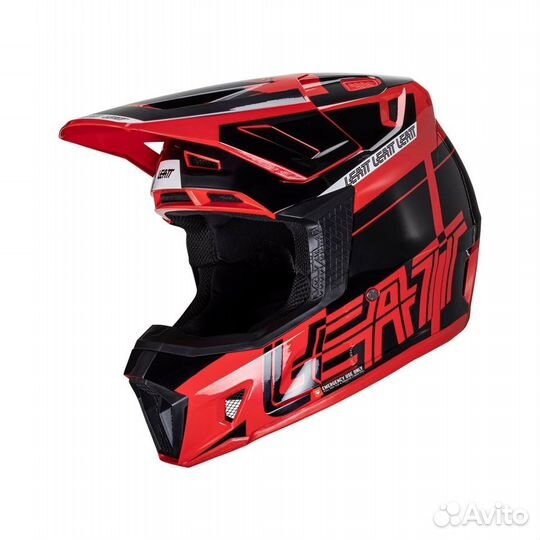 Мотошлем Leatt Moto 7.5 Helmet Kit (Red, XXL, 202