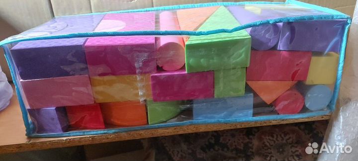 Детский коврик пазл Алфавит и Цифры для ползания