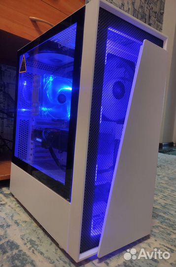 Белый игровой пк i3 12100f rtx 3060 aorus elite
