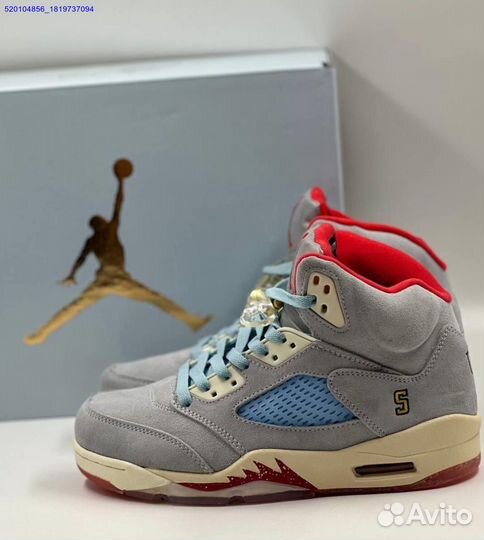 Кроссовки Nike Air Jordan 5 Retro Grey (Арт.79240)