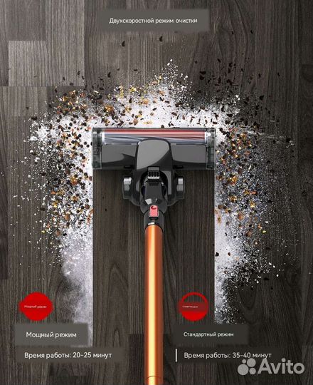 Беспроводной вертикальный пылесос