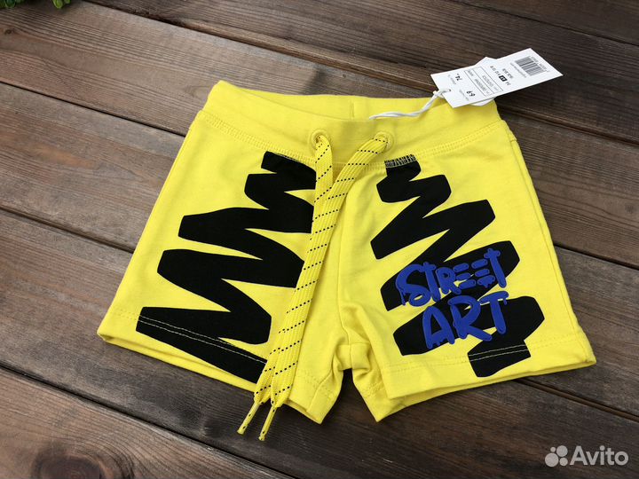 Шорты летние хлопок для мальчика 68 74 Италия