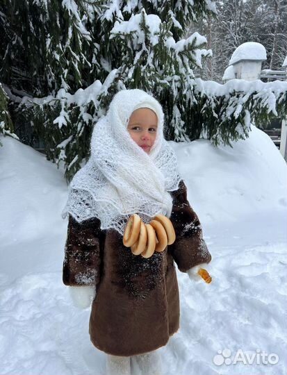 Шуба цигейковая детская СССР