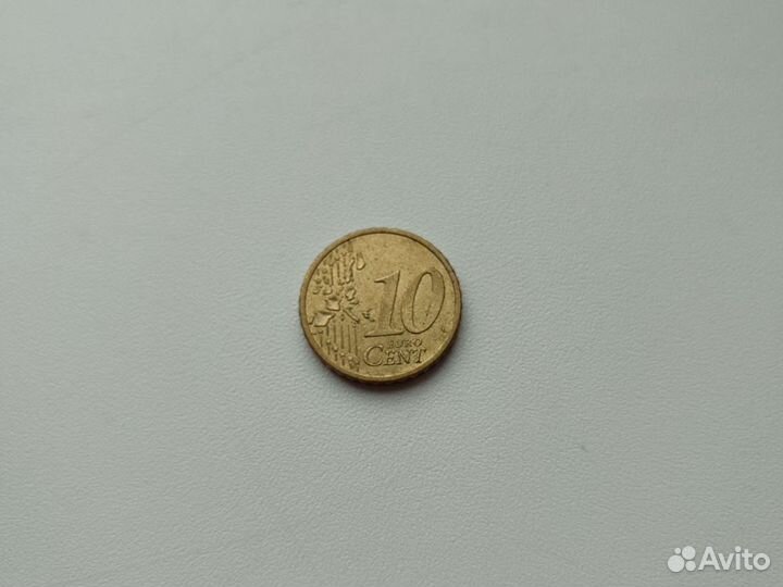 10 Euro Cent Финляндия 1999 года m