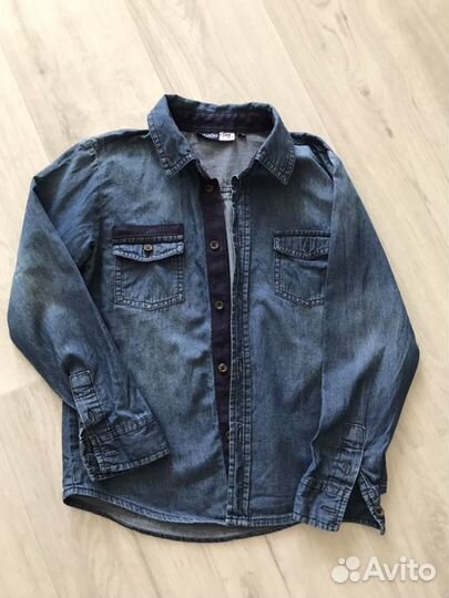 Рубашка джинсовая