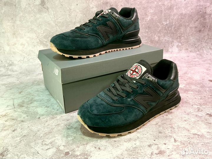 Кроссовки New Balance 574 Stone Island lux