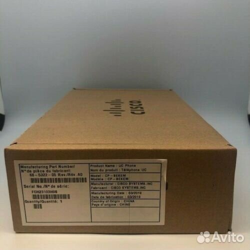 Панель Cisco CP-bekem HE Китай/19шт/Новый