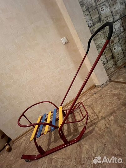 Детские зимние санки