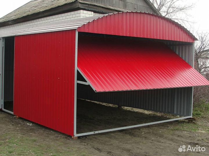 Гараж металлический сборно-разборный 3х5.5