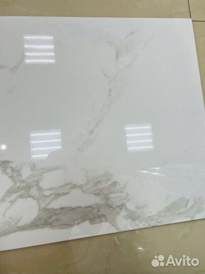 Керамогранит под мрамор 60x60 ENA statuario Индия