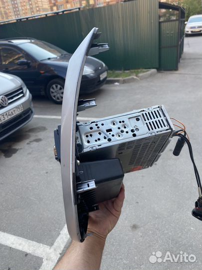 Магнитола +рамка hyundai solaris 2012 год