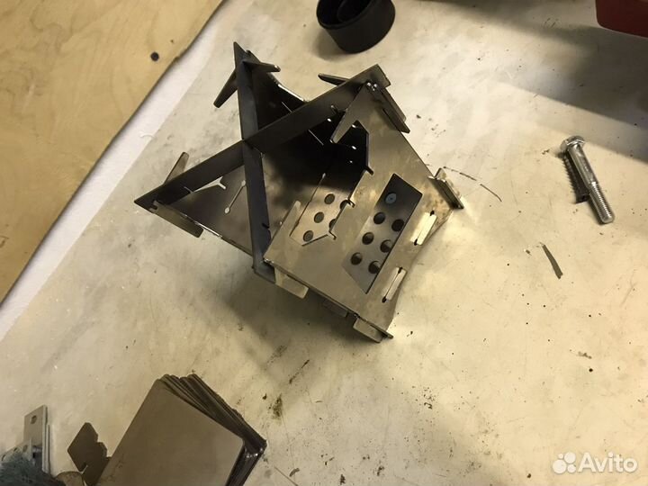 Печка щепочница или мини печка