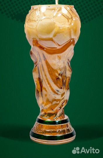 Пивной бокал в виде кубка Мира по футболу