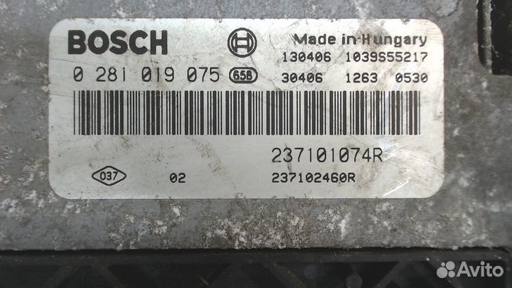 Блок управления двигателем Renault Megane 3 2009
