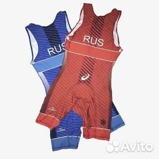 Борцовское трико asics размеры M L XL XXL