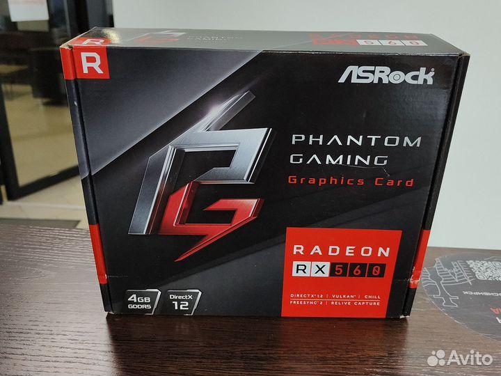 Видеокарта ASRock Phantom RX 560 4 Gb