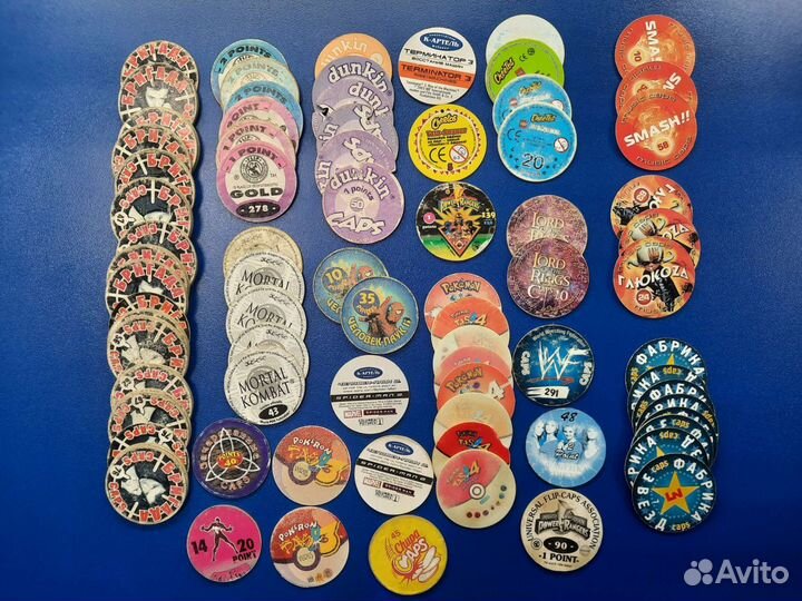 Фишки кепсы разные