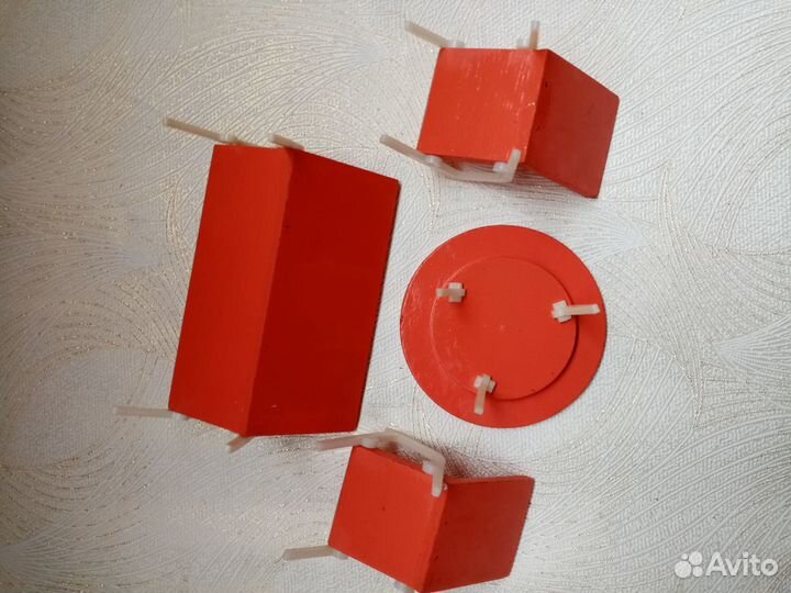 Кукольная посуда детская, мебель детская СССР