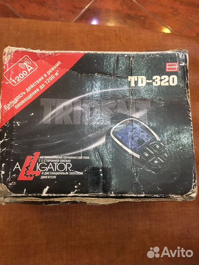 Сигнализация с автозапуском аллигатор TD -320