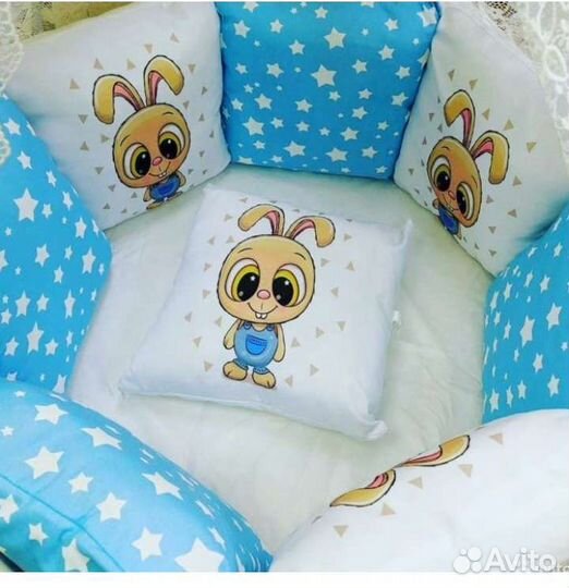 Бортики в кроватку новые