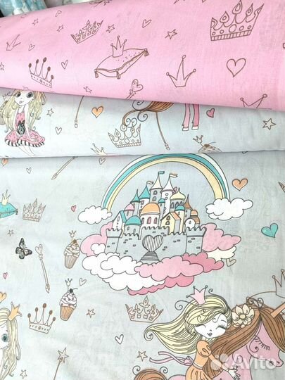 Бязь ширина 150см детская ткань хлопок