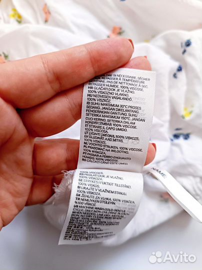 Платье для девочки hm вискоза