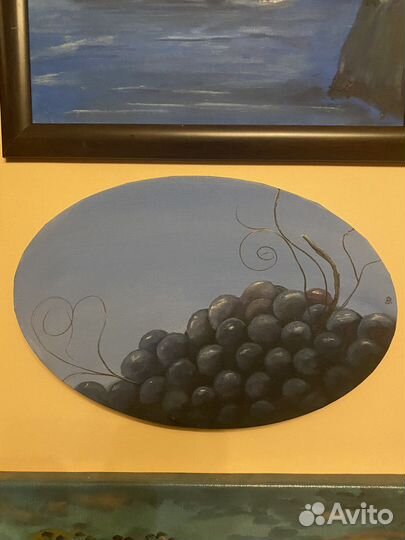 Картина маслом Гроздь винограда