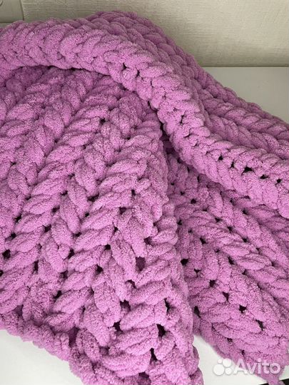 Плед детский плюшевый ручная работа