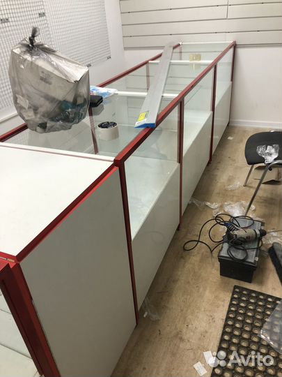 Стеллаж витрина