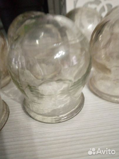 Медицинские банки стеклянные СССР