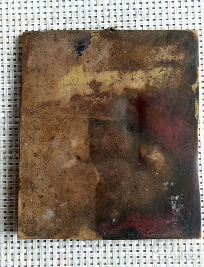 Меднолитая икона 