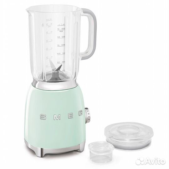 Стационарный блендер Smeg BLF01pgeu, мятный