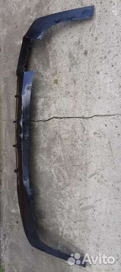 Губа на задний бампер kia optimo 4