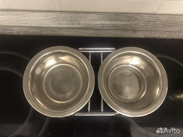 Тарелка для животных двойная