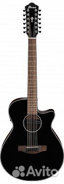 Электроакустическая гитара Ibanez AEG5012-BKH
