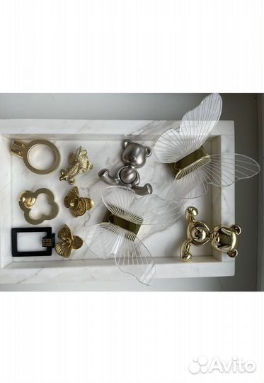 Мебельные ручки, крючки, латунь, металл