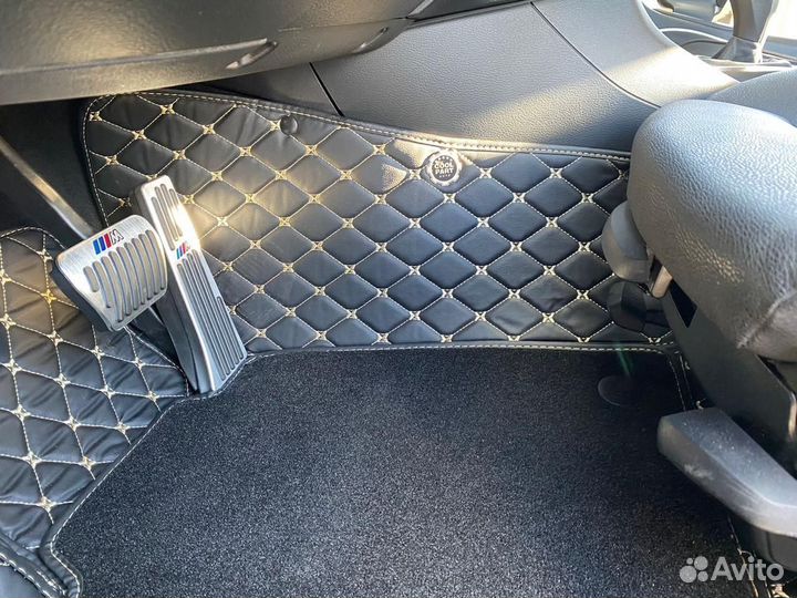 Коврики 5D из экокожи Lux Toyota Camry 06