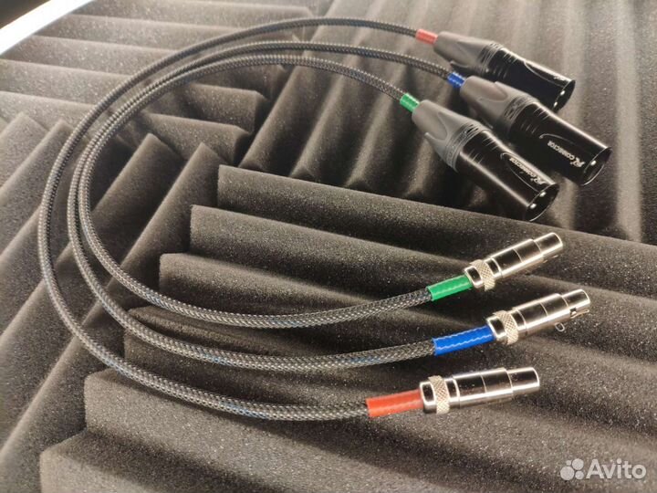 Mini XLR гн. на XLR шт. Canare L-4E3-1P