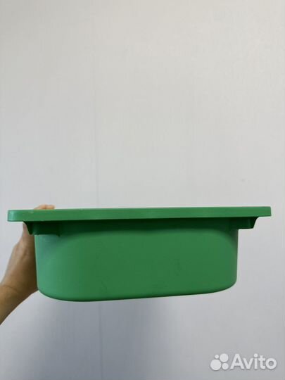 Контейнер зеленый труфаст 42х30х10 см, IKEA