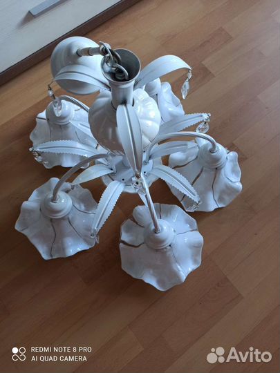 Люстра потолочная подвесная бу