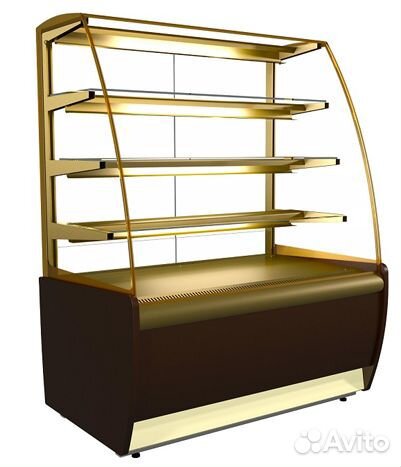 Кондитерская витрина для выпечки напольная