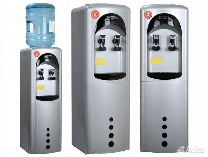 Кулер Aqua Work 16LD/HLN серебристо-черный