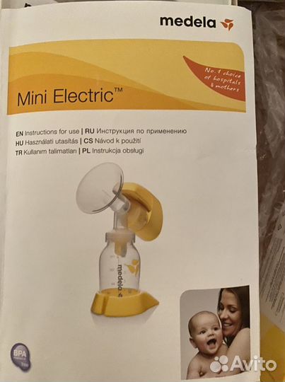 Молокоотсос электрический mini medela