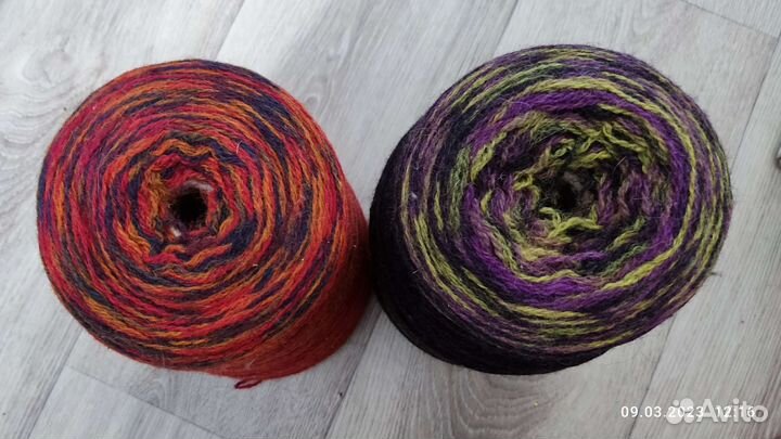 Литовская секционная пряжа шерсть